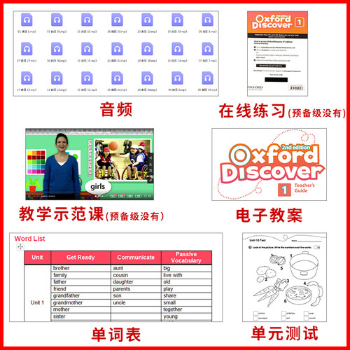 oxford discover 新版第二版牛津少儿英语教材oxforddiscover 1-6 - 图2