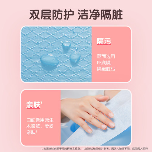 安可新一次性马桶垫全覆盖便携家用50片粘贴式产妇坐便垫旅行用 - 图3