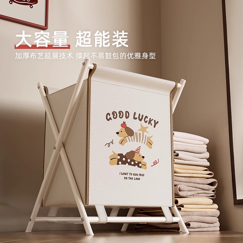 卡维瑞脏衣篓大容量可折叠脏衣服收纳筐高颜值娃娃收纳桶洗衣篮子 - 图1