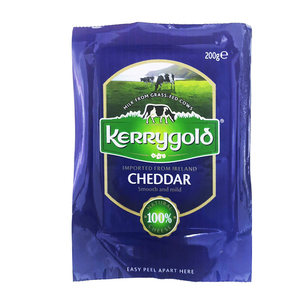 金凯利（KERRYGOLD）爱尔兰进口淡味切达干酪200g原制奶酪