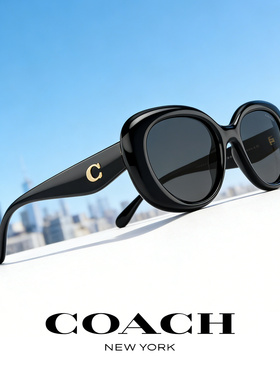 COACH蔻驰女式复古潮流太阳镜