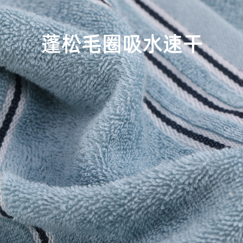洁丽雅新疆棉毛巾洗脸成人家用不易掉毛柔软全棉吸水速干加厚毛巾