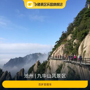 [九华山风景区-百岁宫缆车]上行/下行/往返联票