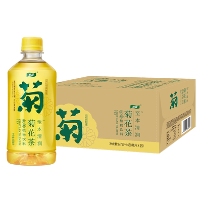 怡宝菊花茶植物饮料450ml×15瓶