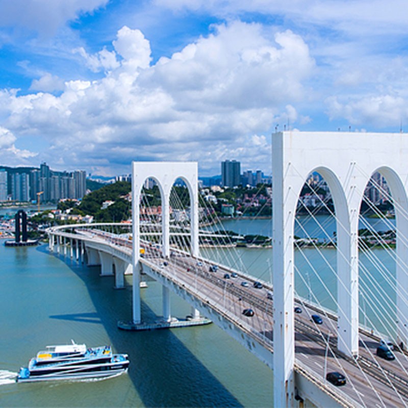 港珠澳大桥+澳门环岛游珠澳海湾游珠澳夜游湾仔旅游码头出发-图2