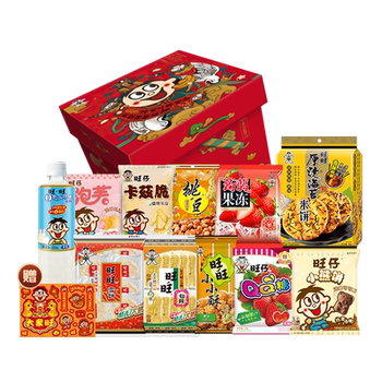 旺旺零食办公室年节新年礼盒912g儿童休闲膨化零食大礼包券后55元包邮