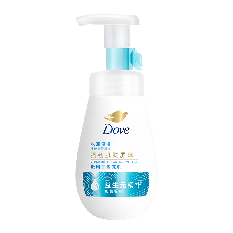 Dove/多芬水润修护保湿水嫩洁面泡泡氨基酸洗面奶160ml