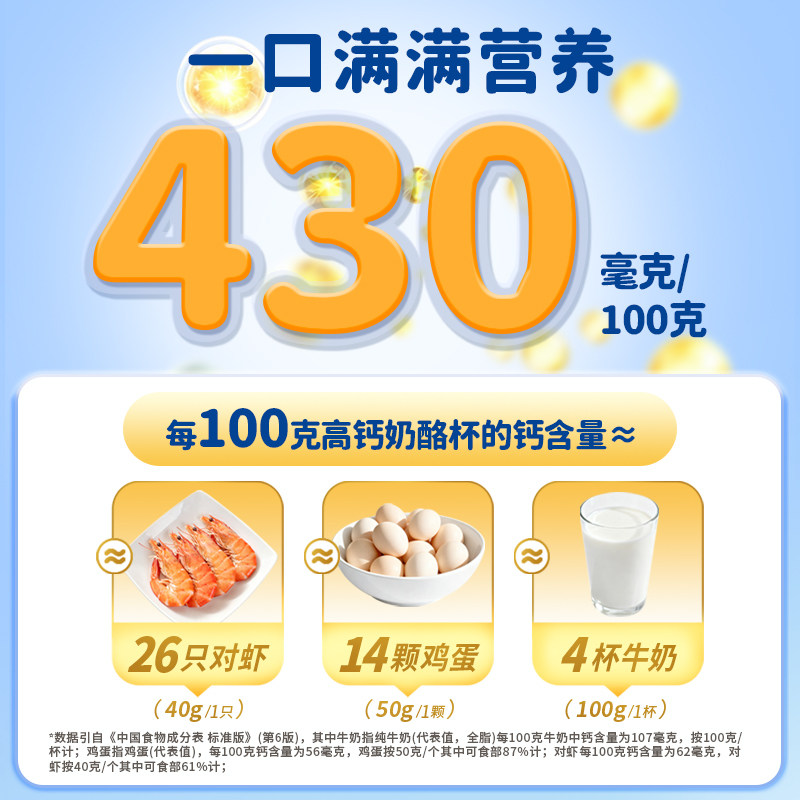 妙可蓝多儿童成长奶酪杯原味*2草莓*2蓝莓*2健康即食奶酪6盒24杯