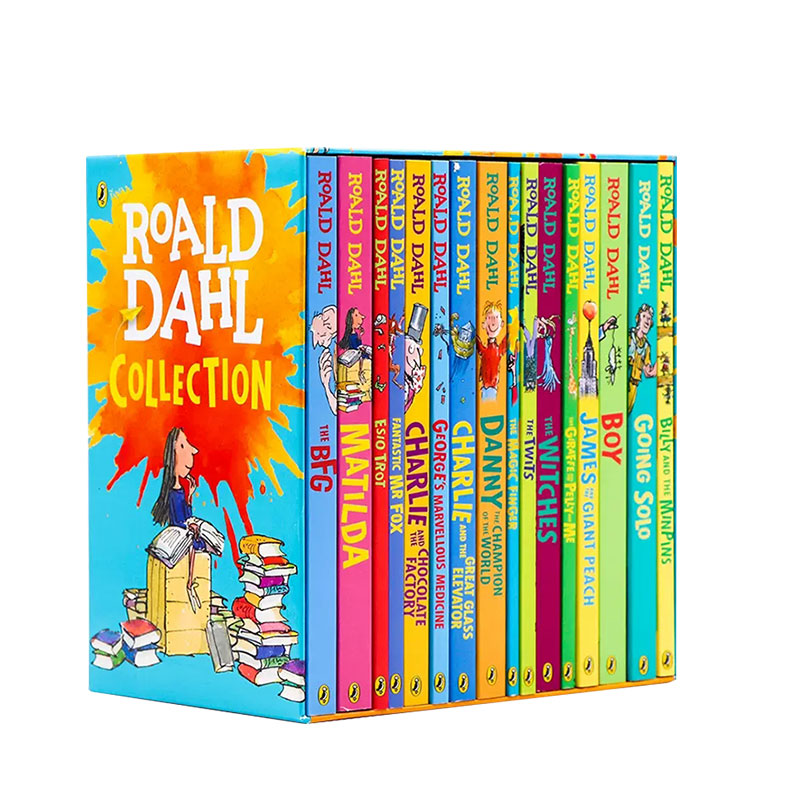 Roald Dahl 罗尔德达尔英文原版 罗尔德达尔的书全套女巫魔法手指 - 图3