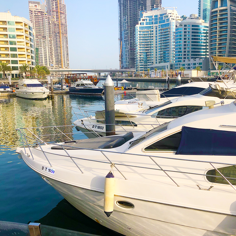 迪拜游艇观光豪华游艇包艇海上观光出海垂钓  拉斯海马游艇出海 - 图2