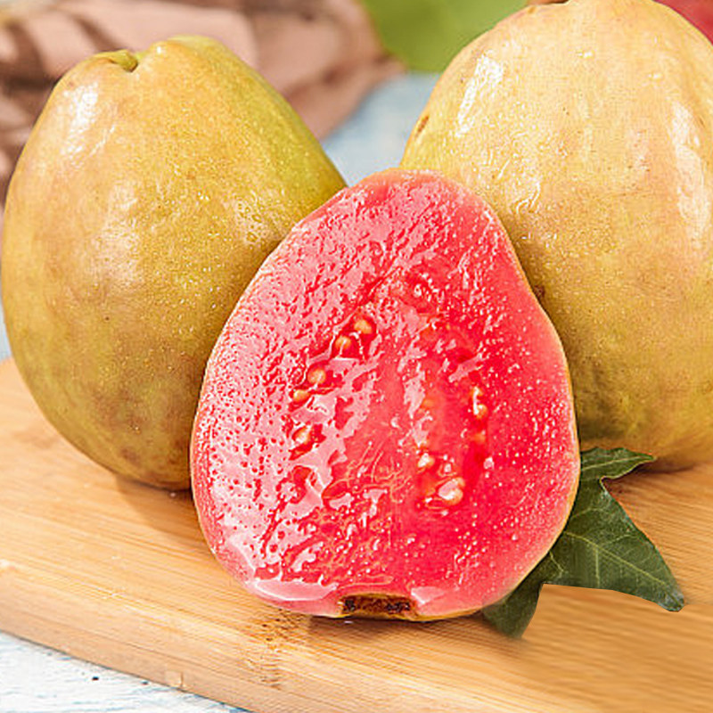 芭乐红心番石榴新鲜水果包邮当季软糯奶油福建胭脂红心芭乐,淘宝优惠券,粉丝福利购,淘宝优惠卷