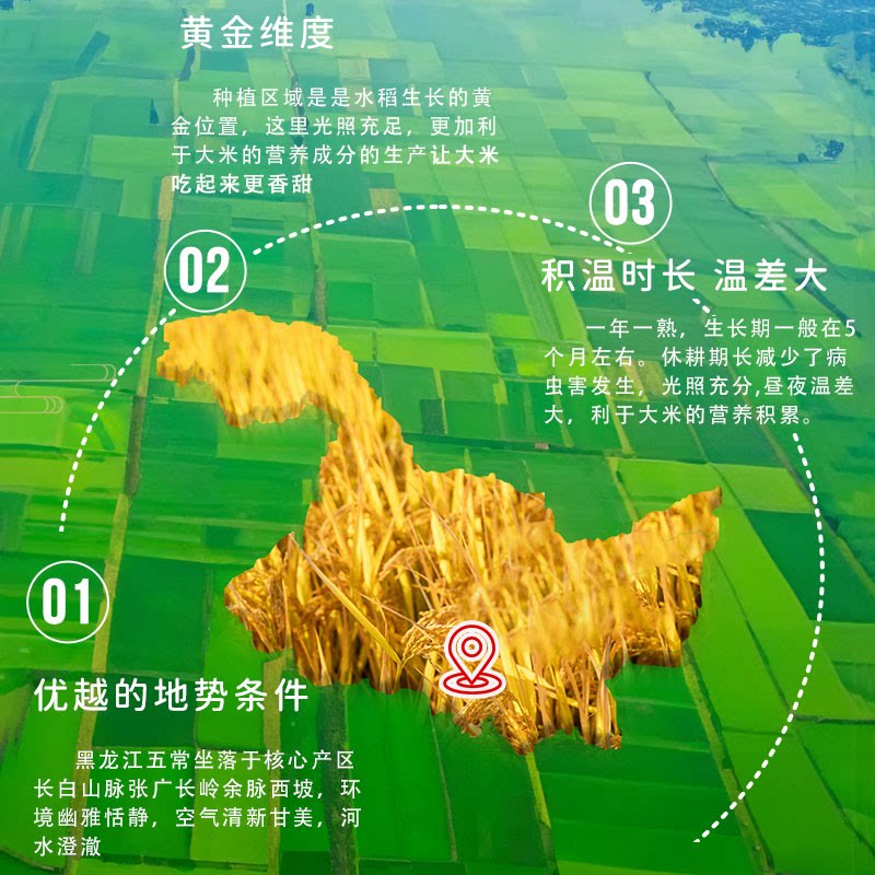 稻花香东北大米新米2斤黑龙江米19266真空包装优质米饭可口好吃