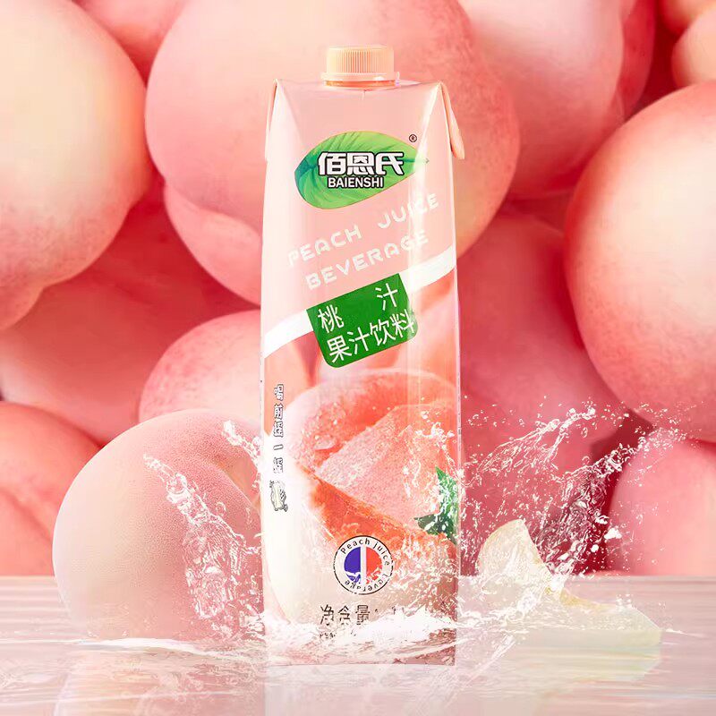 【香菇来了】佰恩氏悦享缤纷果汁1L*5瓶送礼大瓶果汁饮料礼盒装