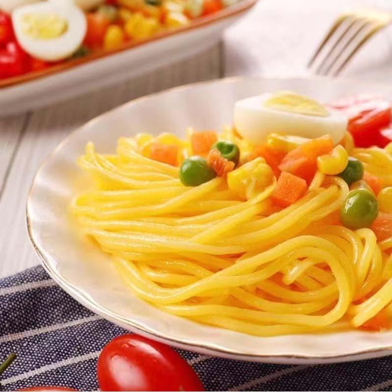 2500克东北黄玉米面条粗粮挂面碴子黄面火锅麻辣烫商用食材 - 图0