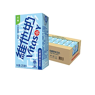 维他奶低糖原味豆奶250ml*24盒[1元优惠券]-寻折猪