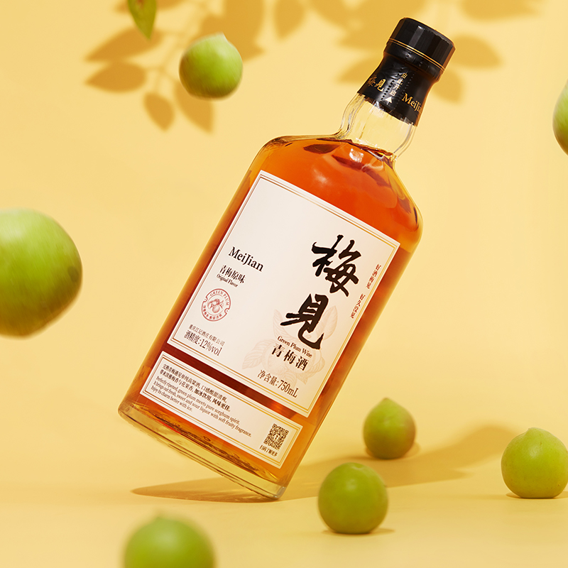 梅见青梅酒梅子酒12度750ml*2瓶白梅见果酒礼盒送礼酒 - 图2