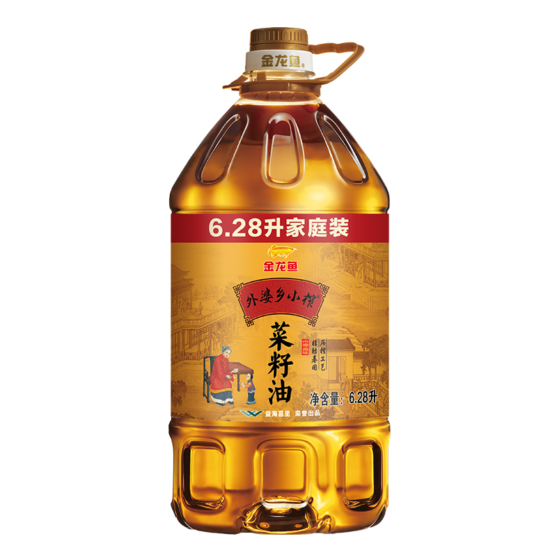 金龙鱼外婆乡小榨菜籽油6.28L