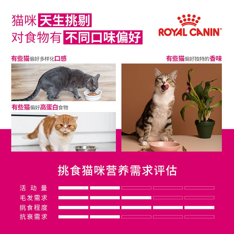 皇家优选成猫粮ES35口感型挑嘴猫粮英短蓝猫美短通用猫粮0.4KG - 图2