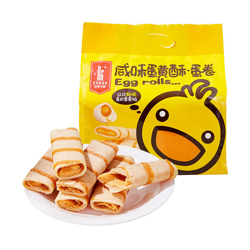 咔啰卡曼咸味蛋黄酥蛋卷218g