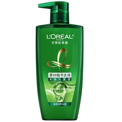 欧莱雅茶树洗发水500mlx3X6件装