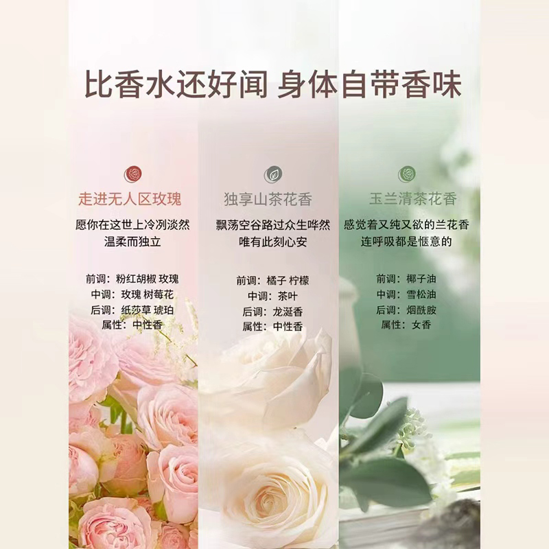 爱兰歌娜身体乳秋冬滋润保湿持久留香24小时香体男士女士润肤露