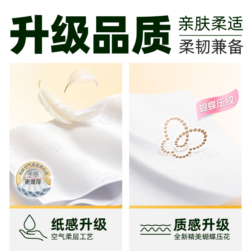 【臻选】洁柔纸巾抽纸面巾纸Face大包多规格可湿水抽纸卫生纸整箱