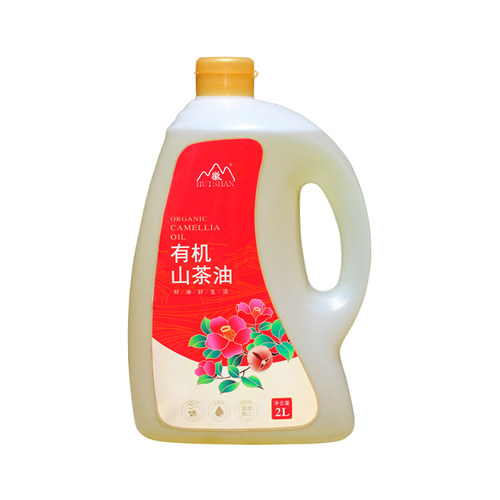 徽山有机山茶油2000ml/桶装家用食用油野生婴儿宝宝专用山茶籽油-图0