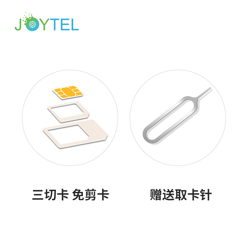 JOYTEL台湾电话卡4G高速流量手机上网可选3-30天台北高雄SIM卡-图3