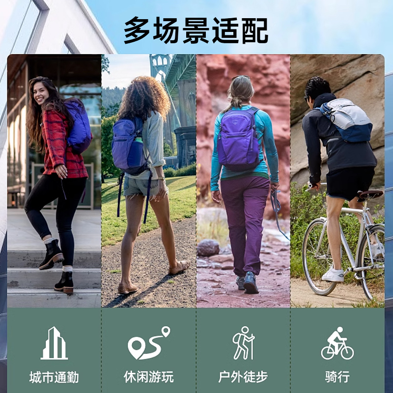 OSPREY Daylite Plus日光+20升多功能小鹰双肩包户外旅游通勤新款-图3