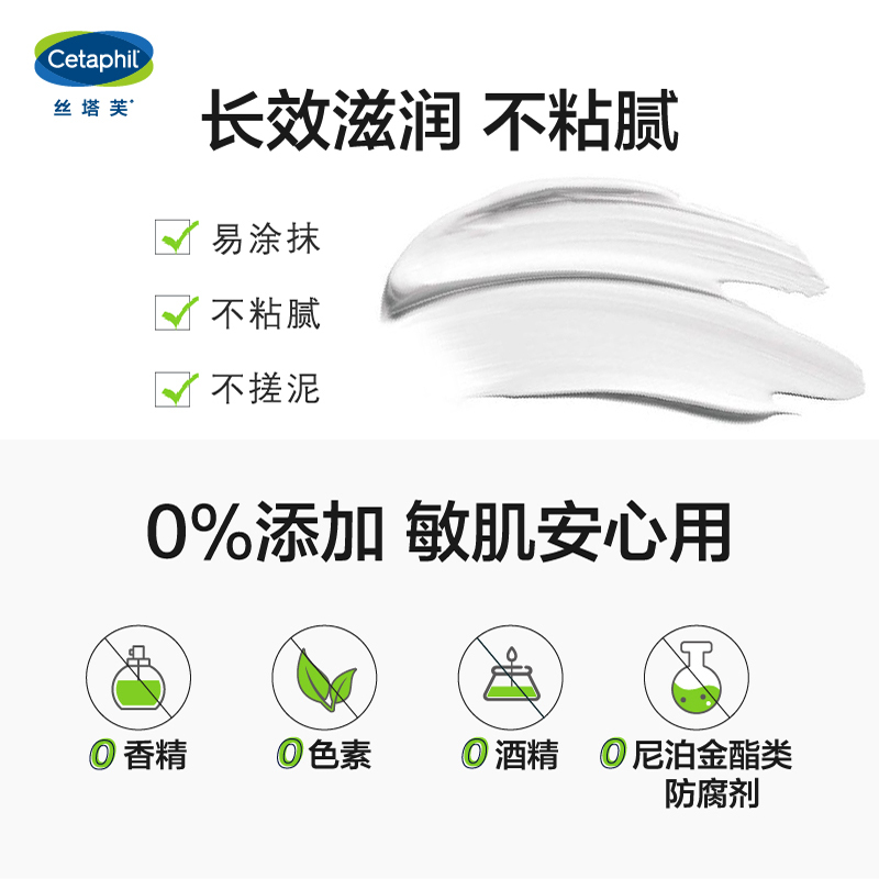 Cetaphil/丝塔芙温和润肤乳润肤露补水保湿持久滋润118ml - 图3