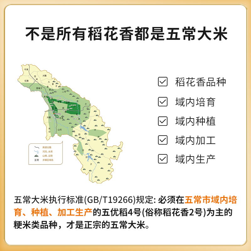 五常大米官方溯源乔府大院绿色食品稻花香2号5kg/10斤-图1