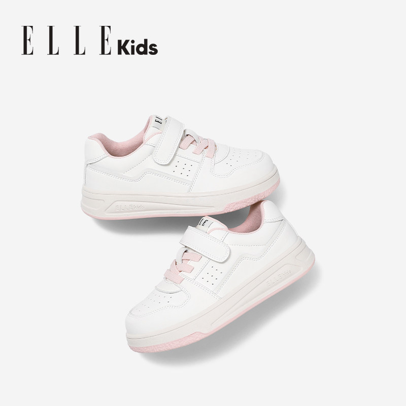 ELLE KIDS童鞋儿童低帮板鞋秋季新款小女孩百搭小白鞋男童运动鞋,淘宝优惠券,粉丝福利购,淘宝优惠卷