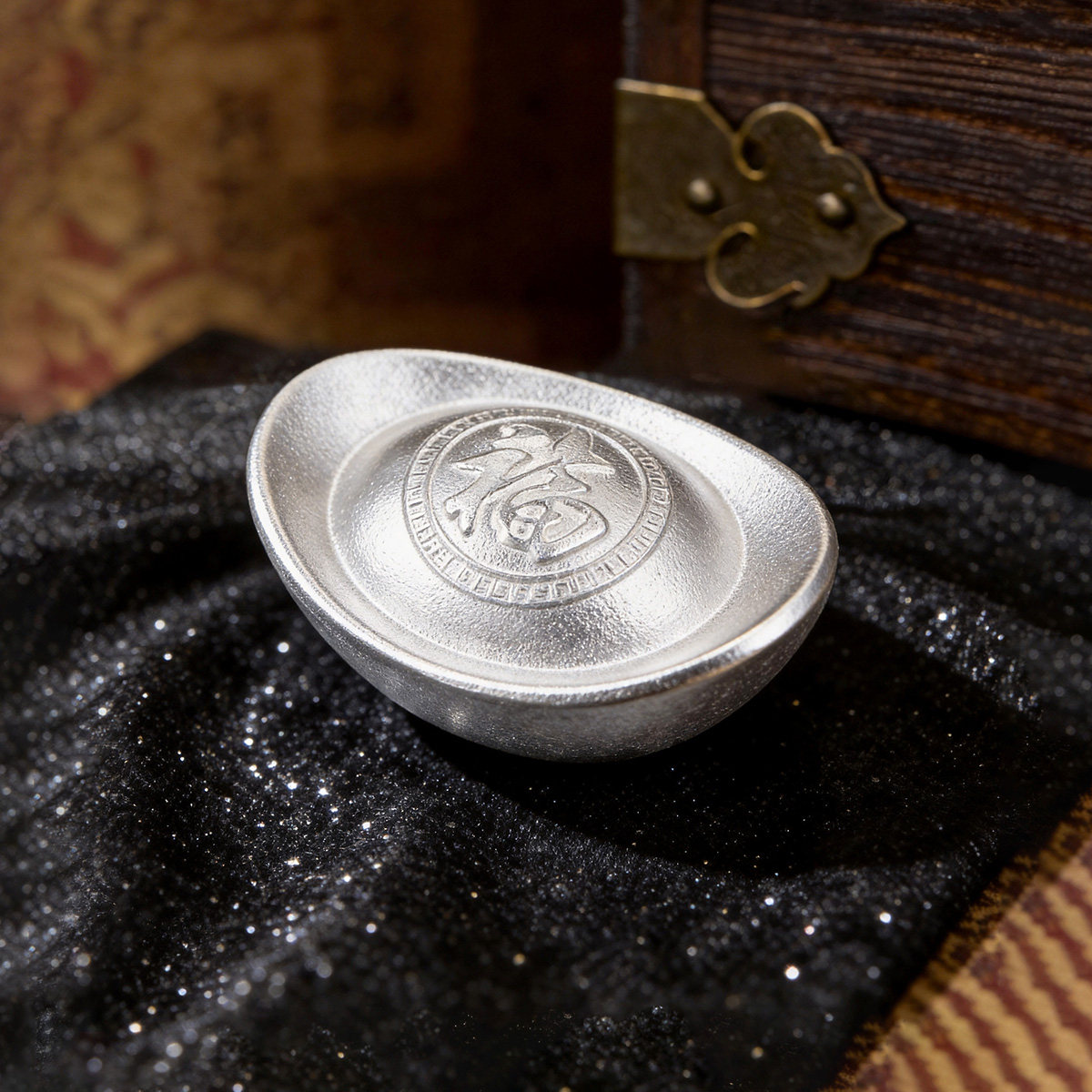Mengjinyuan Pure Silver Yuanbao Investment Collection Relief Craftsmanship