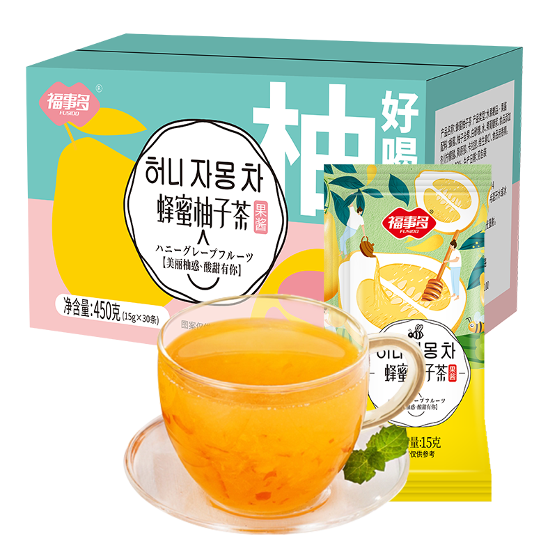 福事多 蜂蜜柚子茶15g*30条