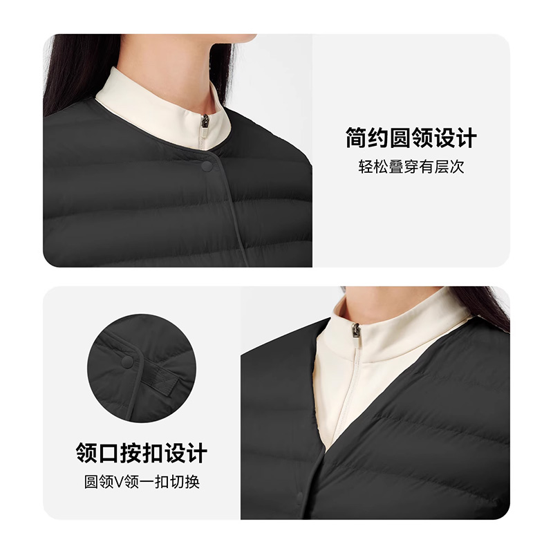 伯希和户外800蓬排骨羽绒服女轻薄防风鹅绒服登山冲锋衣内胆男