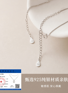 925纯银叠戴高级感项链2026新款
