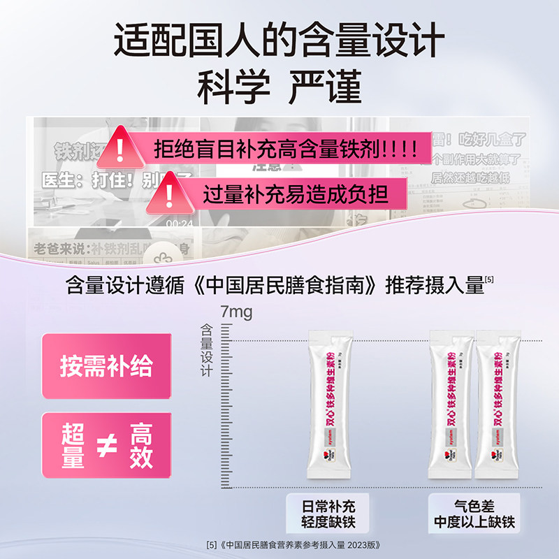 德国双心铁多种维生素粉1盒