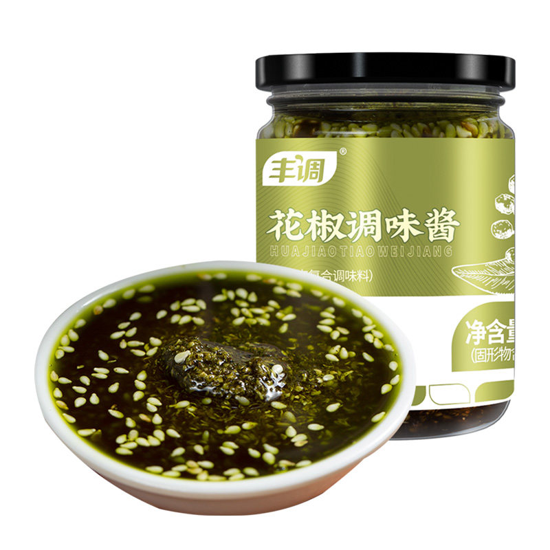 川娃子花椒酱2g四川特产青花椒油麻椒酱特麻拌菜拌面调料调味料