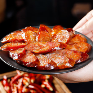 【杨大爷】川式腊肠500g果木烟熏 农家自制四川特产腊肉香肠