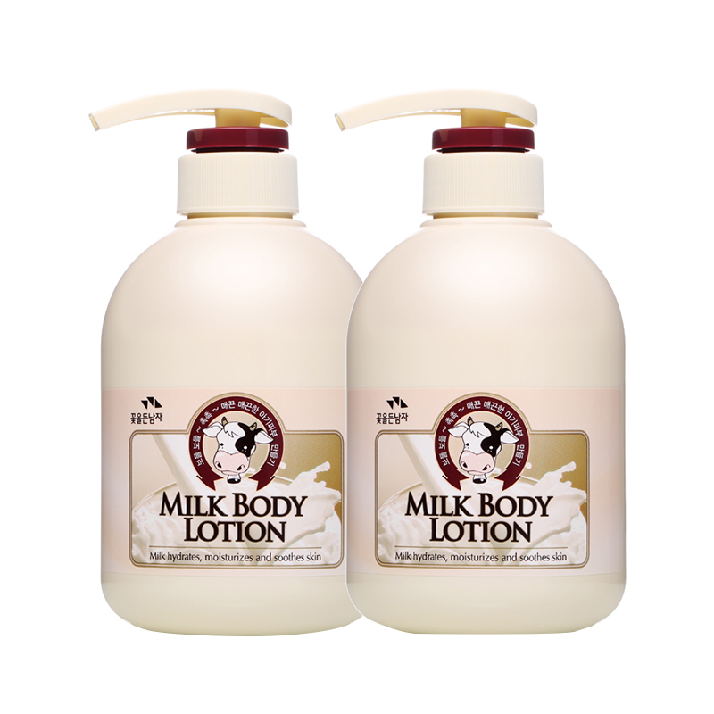 SOMANG/所望牛奶滋養護膚身體乳潤膚乳兩只裝500ml*2_天貓超市_美容護膚_美體_精油