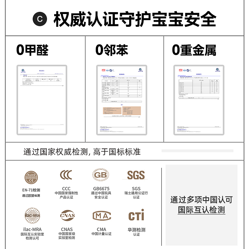 BABYGO宝宝拼接爬行垫加厚地垫折叠无味婴儿客厅泡沫垫家用爬爬垫 - 图3