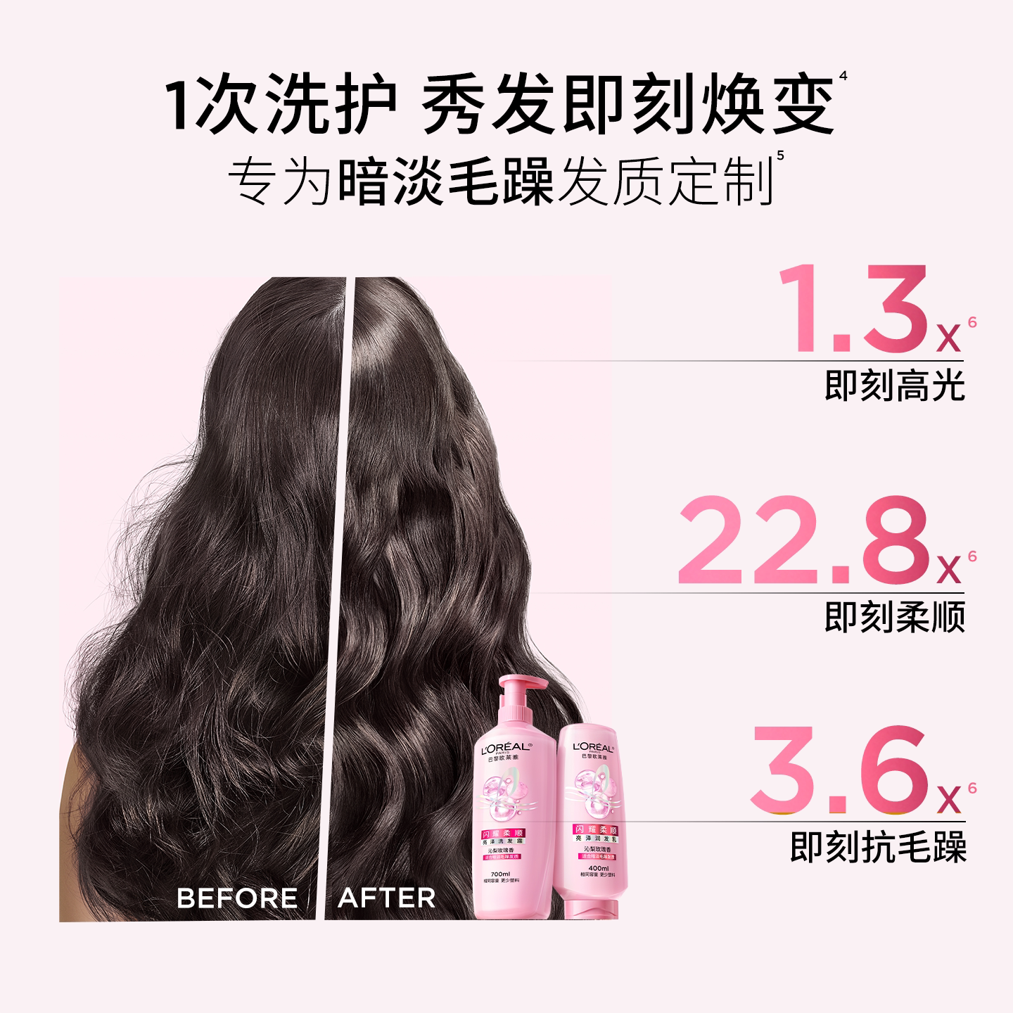 欧莱雅茶树洗发水500ml