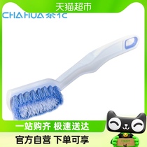 Tea Flower Universal Shoe Brush Home Long Handle Cleaning Brush Kitchen Bathroom To Dead Angle Multipurpose Brush Color Random