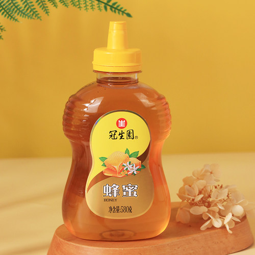 包邮冠生园百花蜂蜜天然无添加方便挤压瓶装早餐冲调冲饮滋补营养 - 图0