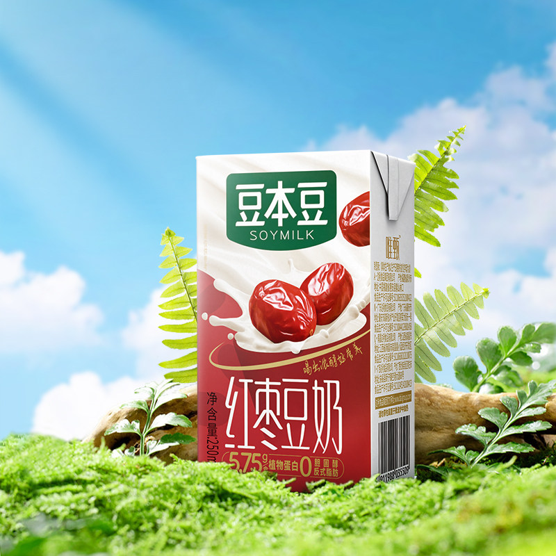 豆本豆唯甄红枣营养便捷香浓口感250ml*16盒家庭早餐奶礼盒款 豆本豆唯甄红枣营养便捷香浓口感250ml*16盒家庭早餐奶礼盒款