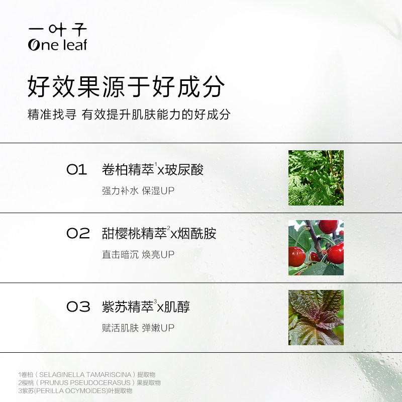 一叶子天才干皮补水保湿滋润面膜 天猫超市贴片面膜