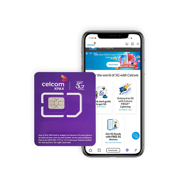 celcom马来西亚电话卡4G手机无限3G流量上网卡吉隆坡兰卡威沙巴 - 图0