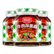 厨邦牛肉拌面酱瓶装辣椒酱南派辣酱调味酱