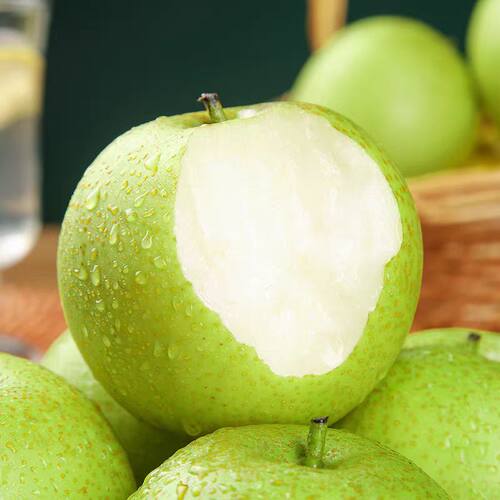 正宗砀山青皇冠梨薄皮当季新鲜水果批发整箱脆甜可口多汁梨子 - 图3