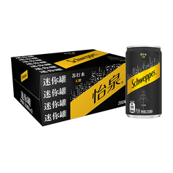 可口可乐怡泉无糖苏打气泡水200ml*12罐